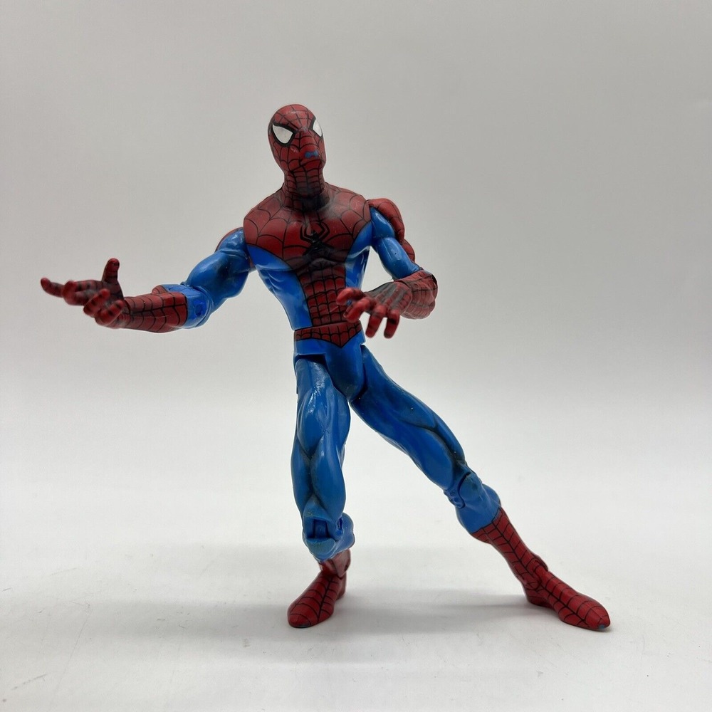 Toybiz Spider-Man Marvel Poseable Action Figure 2002 Loose Vintage Cut Up‎